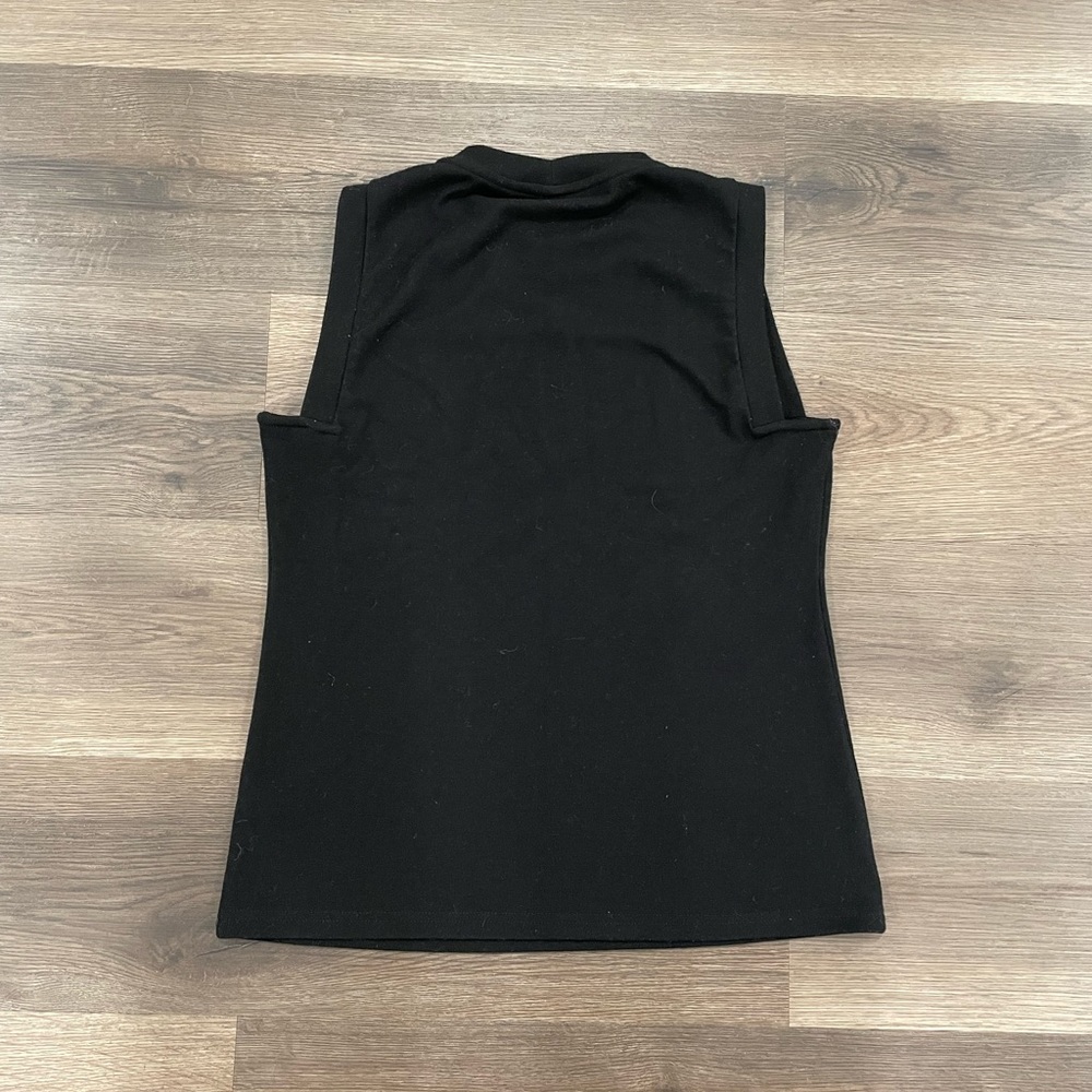 Carmen black sleeveless top